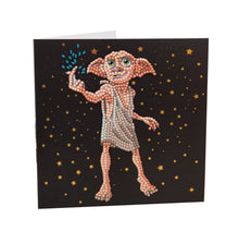 Load image into Gallery viewer, "DOBBY THE HOUSE ELF" Harry Potter Crystal Art Card