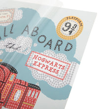 Load image into Gallery viewer, "ALL ABOARD THE HOGWARTS EXPRESS" Harry Potter Crystal Art Card