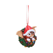 Load image into Gallery viewer, Gremlins Gizmo in Wreath Hanging Ornament 10cm