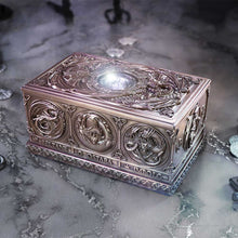 Load image into Gallery viewer, Dragons of the Sabbats Tarot Box Bronze 14.5cm