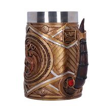 Load image into Gallery viewer, House of the Dragon Targaryen Crown and Dagger Tankard 16cm