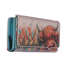 Load image into Gallery viewer, Highland Cow Embossed Purse 10cm