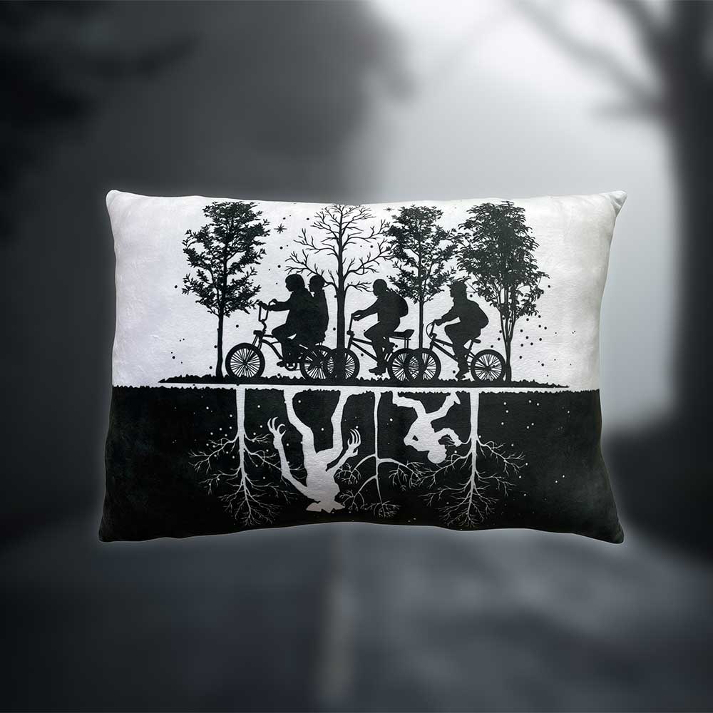 Stranger Things soft home cushion on display
