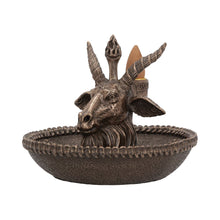 Load image into Gallery viewer, Baphomet's Wealth Backflow Incense Burner 13cm