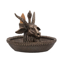 Load image into Gallery viewer, Baphomet's Wealth Backflow Incense Burner 13cm