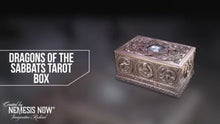 Load and play video in Gallery viewer, Dragons of the Sabbats Tarot Box Bronze 14.5cm