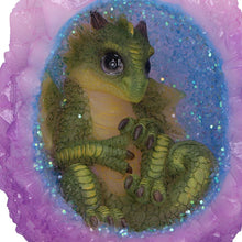 Load image into Gallery viewer, Geode Nest (Green) 12.5cm