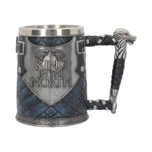 Load image into Gallery viewer, Game of Thrones King in the North Tankard 14cm