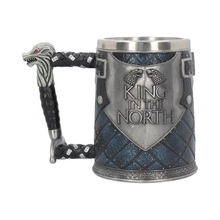 Load image into Gallery viewer, Game of Thrones King in the North Tankard 14cm