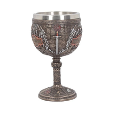 Load image into Gallery viewer, Game of Thrones Iron Throne Chalice 17cm