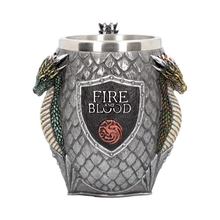 Load image into Gallery viewer, Game of Thrones House Targaryen Tankard 14cm