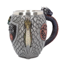 Load image into Gallery viewer, Game of Thrones House Targaryen Tankard 14cm