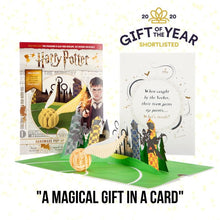 Load image into Gallery viewer, Harry Potter Golden Snitch Pop Up Card