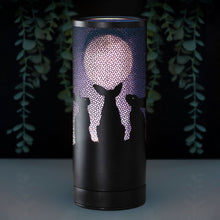 Load image into Gallery viewer, Moon Gazing Hares Aroma Lamp by Lisa Parker