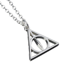 Load image into Gallery viewer, Harry Potter Sterling Silver Deathly Hallows Necklace