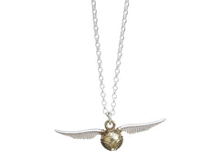 Load image into Gallery viewer, Harry Potter Golden Snitch Charm Necklace in Sterling Silver