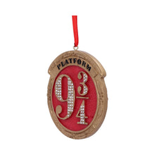 Load image into Gallery viewer, Harry Potter Platform 9 3/4 Hanging Ornament 8.2cm