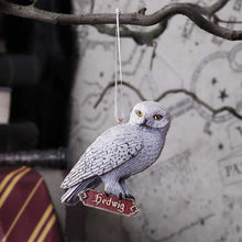 Load image into Gallery viewer, Harry Potter Hedwig's Rest Hanging Ornament 9cm