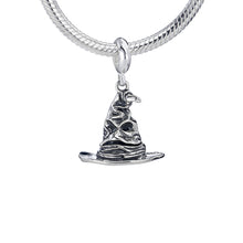 Load image into Gallery viewer, Harry Potter Sterling Silver Sorting Hat Slider Charm
