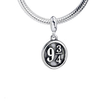 Load image into Gallery viewer, Harry Potter Sterling Silver Platform 9 3/4 Slider Charm