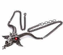 Load image into Gallery viewer, Baphometica Necklace (Large Baphomet Skull)