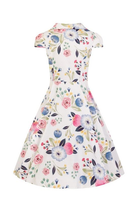 Load image into Gallery viewer, Hearts & Roses White Blossom Tea Dress