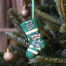 Load image into Gallery viewer, Harry Potter Slytherin Stocking Hanging Ornament