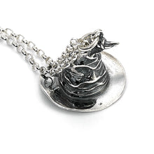 Load image into Gallery viewer, Harry Potter Sterling Silver Sorting Hat Necklace