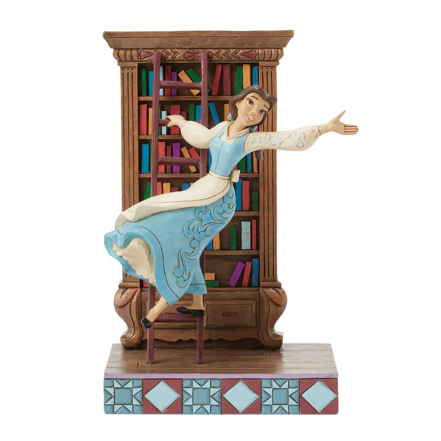 A World of Books (Belle on Bookcase)