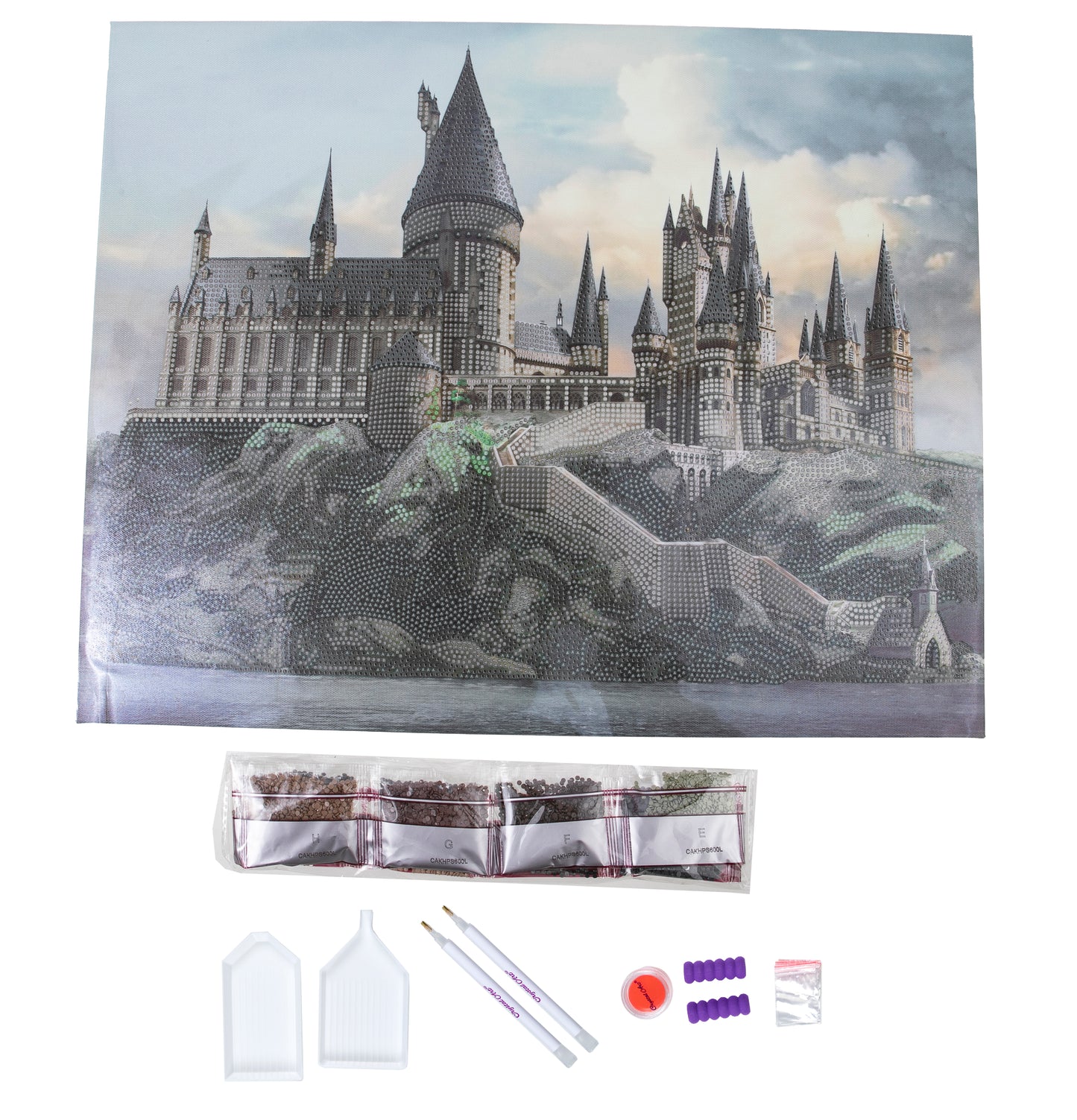 "HOGWARTS CASTLE" Harry Potter Crystal Art Canvas Kit 40X50CM