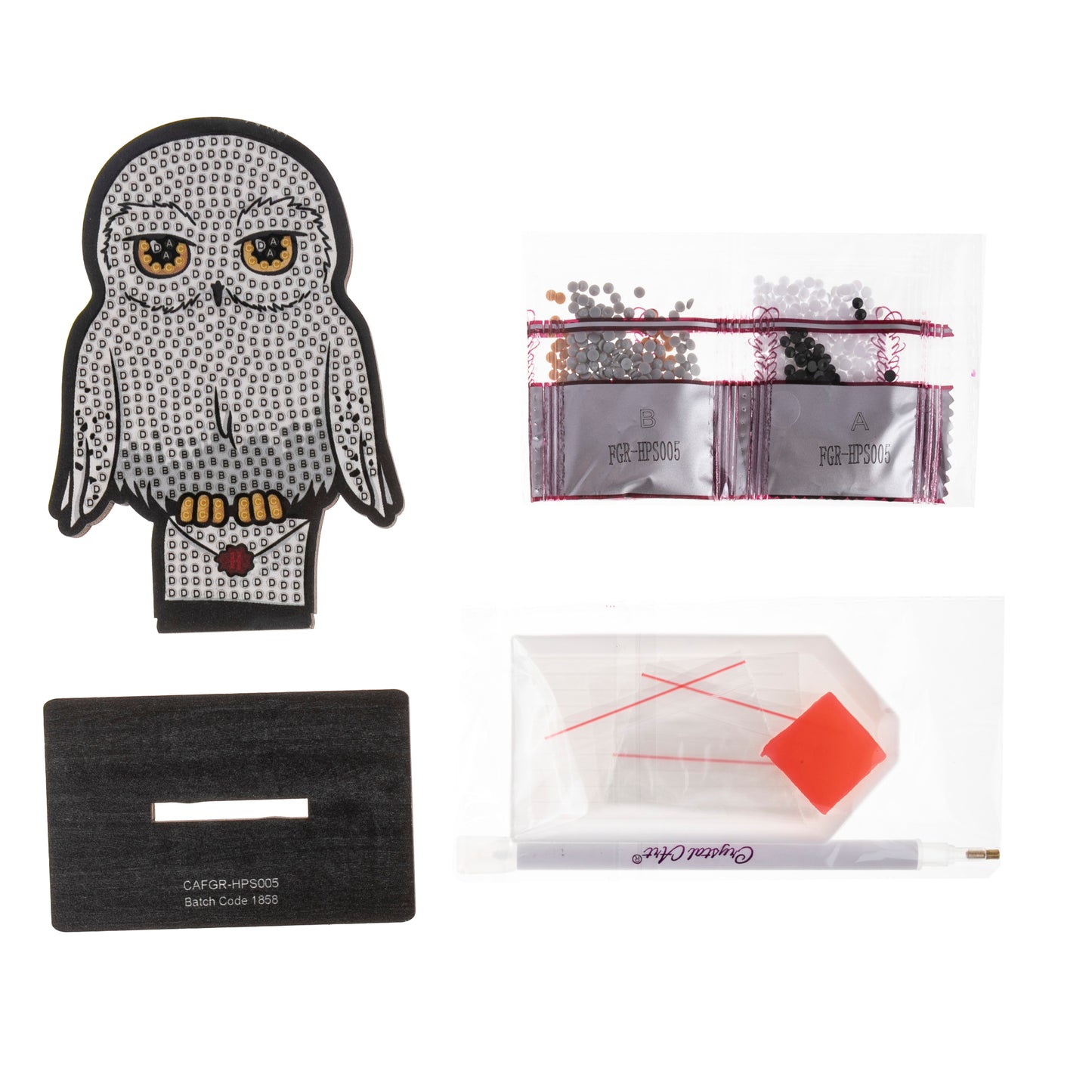 "HEDWIG" Crystal Art Buddies Harry Potter