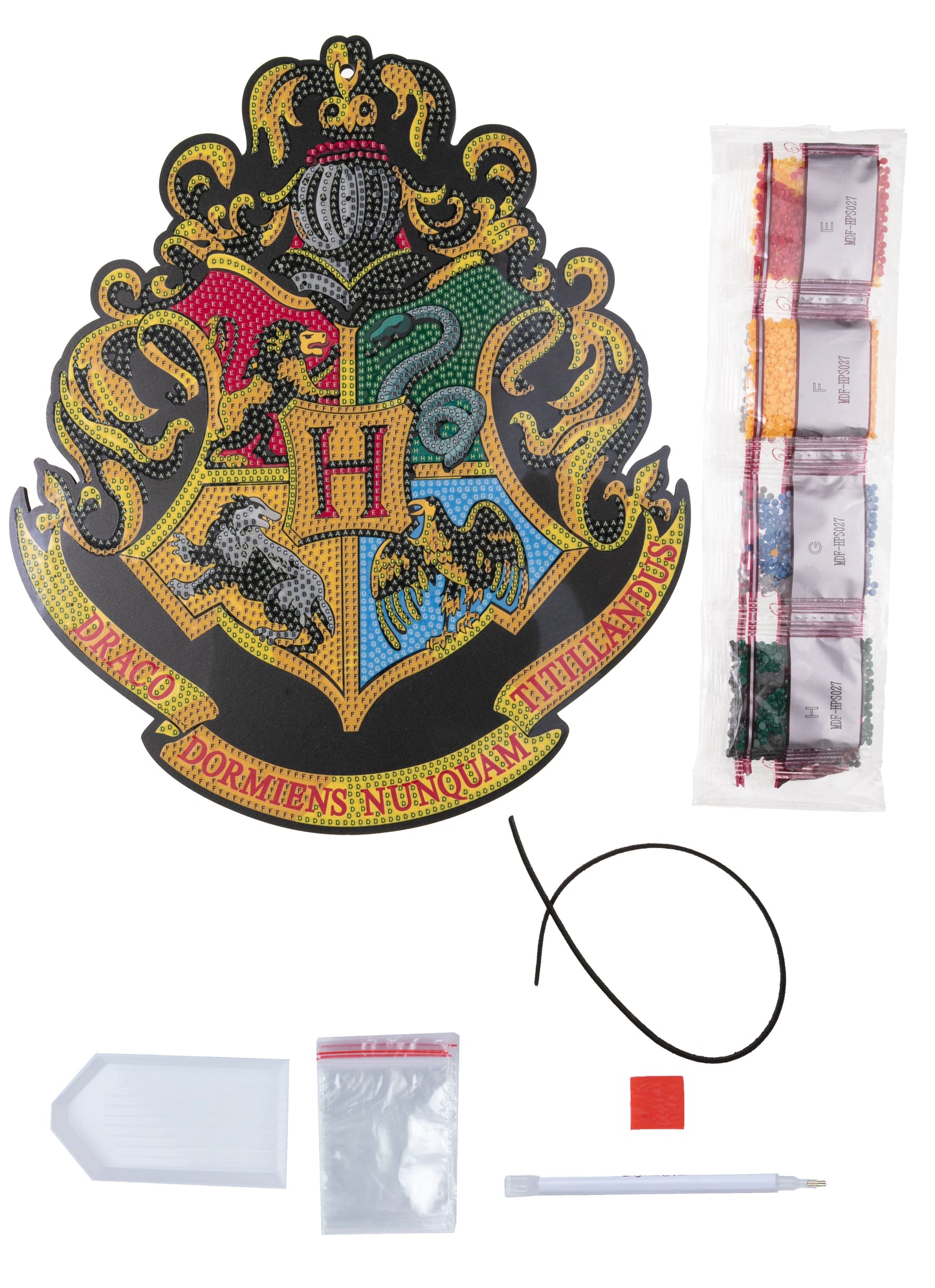 "HOGWARTS CREST" Harry Potter Wooden Hanging Decoration