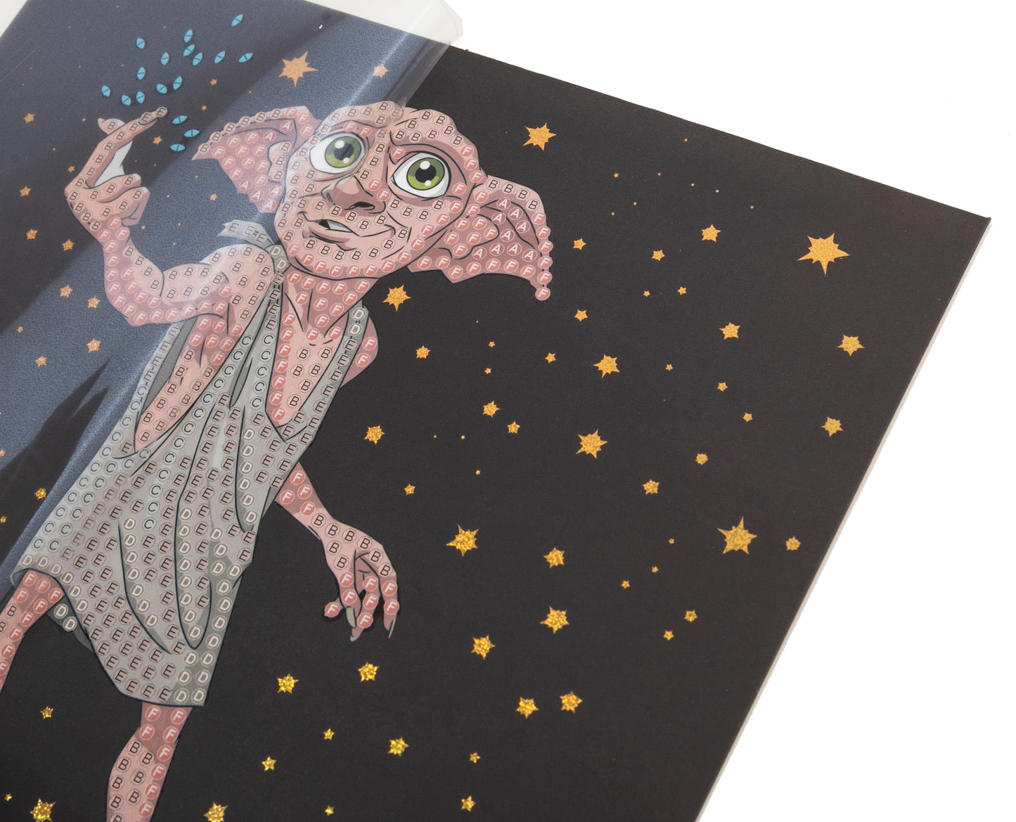 "DOBBY THE HOUSE ELF" Harry Potter Crystal Art Card