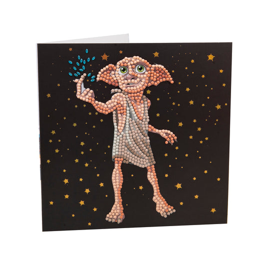 "DOBBY THE HOUSE ELF" Harry Potter Crystal Art Card