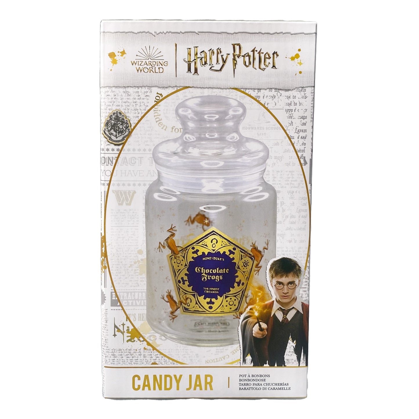 Harry Potter Chocolate Frogs Glass Candy Jar 750ml