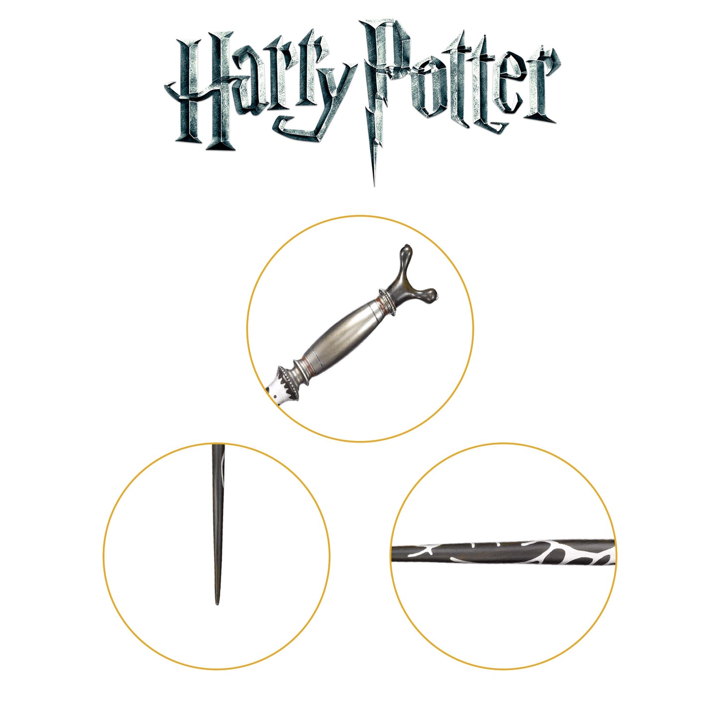 Character wand handle detail close-up