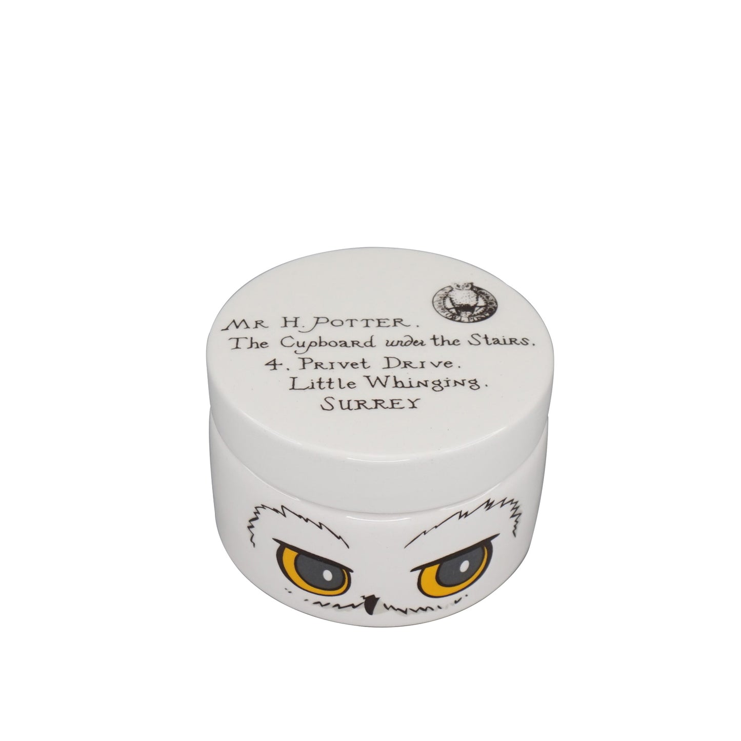 Harry Potter Hedwig Box Round Ceramic