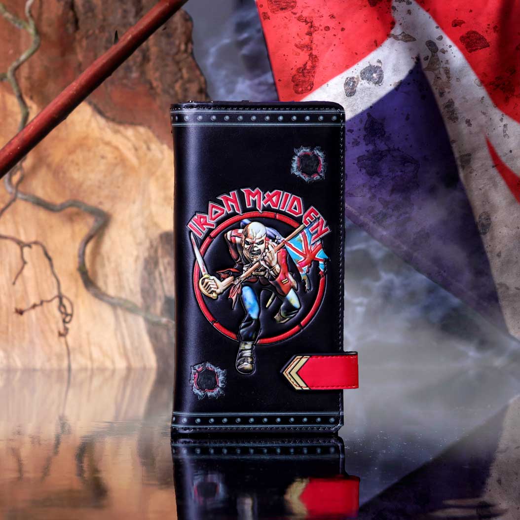 Iron Maiden Embossed Purse 18.5cm