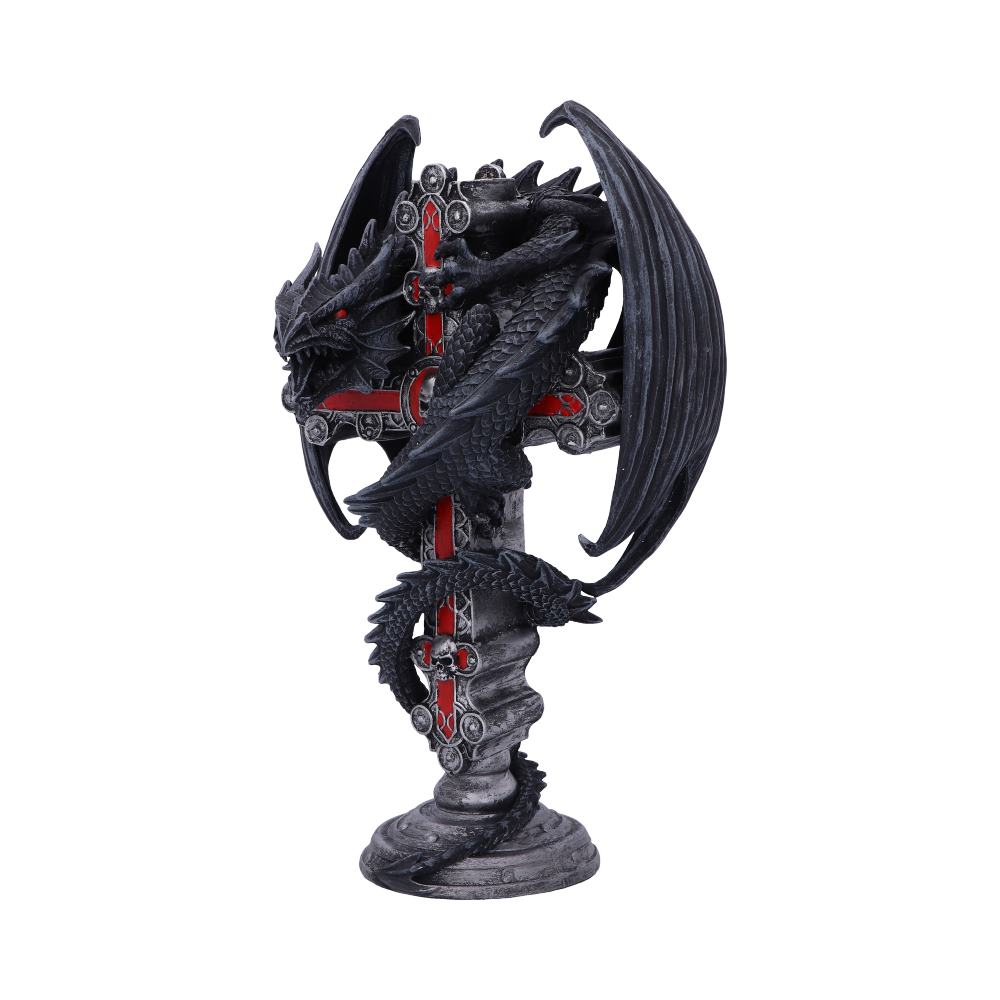 Gothic Guardian Candle Holder by Anne Stokes 26.5cm