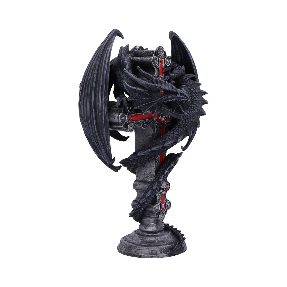 Gothic Guardian Candle Holder by Anne Stokes 26.5cm
