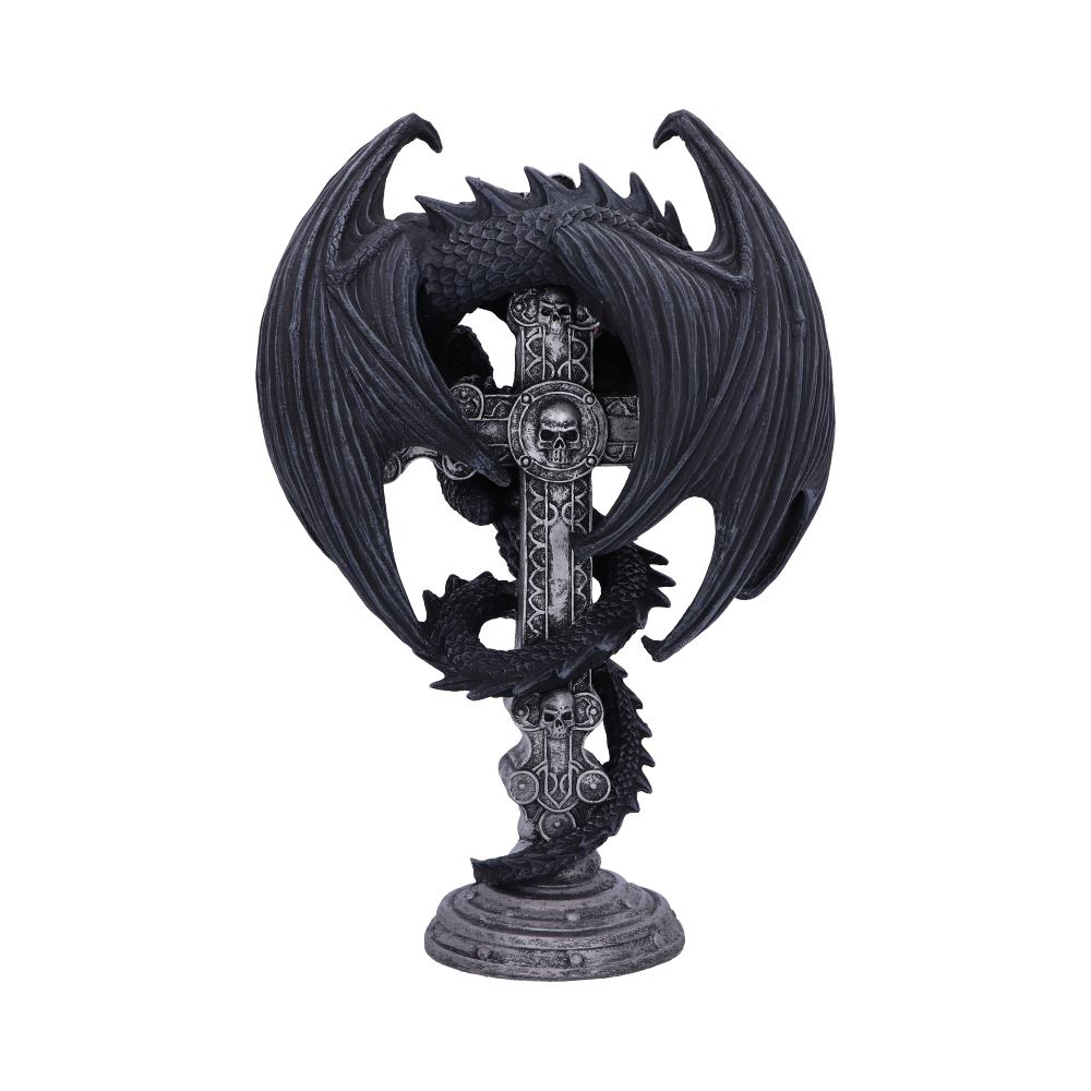 Gothic Guardian Candle Holder by Anne Stokes 26.5cm