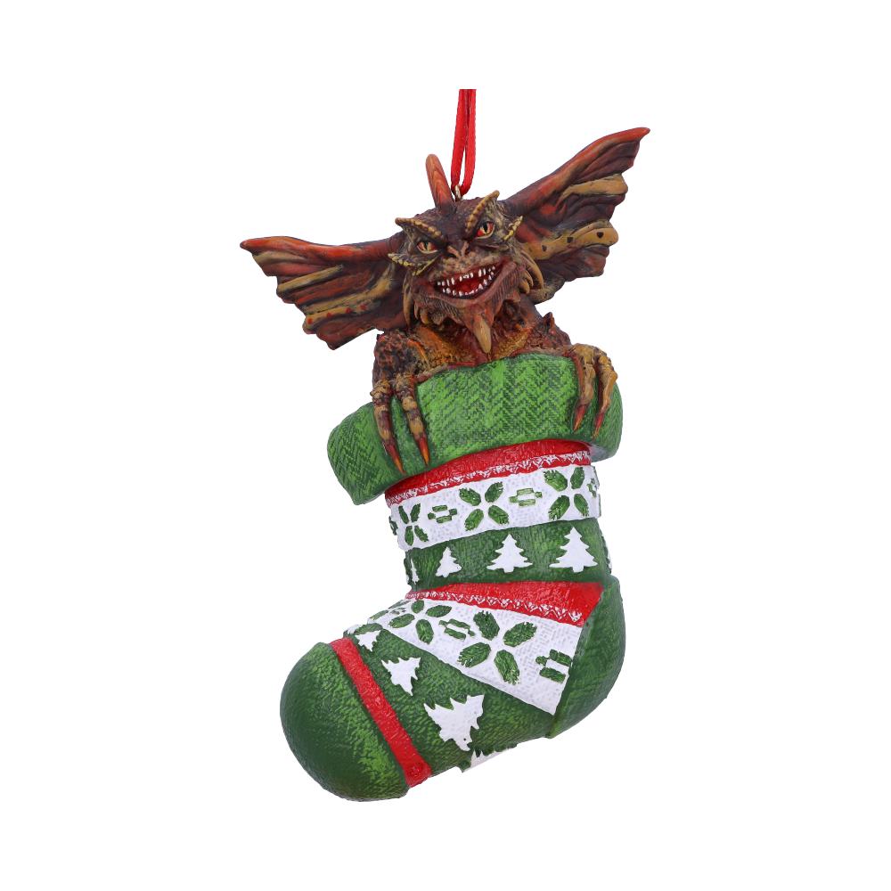 Gremlins™ Mohawk™ in Stocking Hanging Ornament 12cm – Official Christmas Decoration