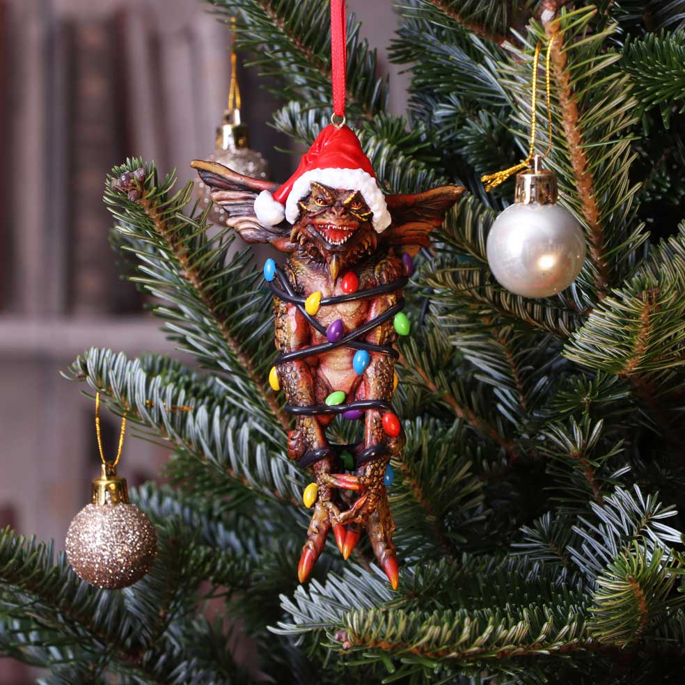 Gremlins Mohawk in Fairy Lights Christmas tree decoration Hanging Ornament display piece