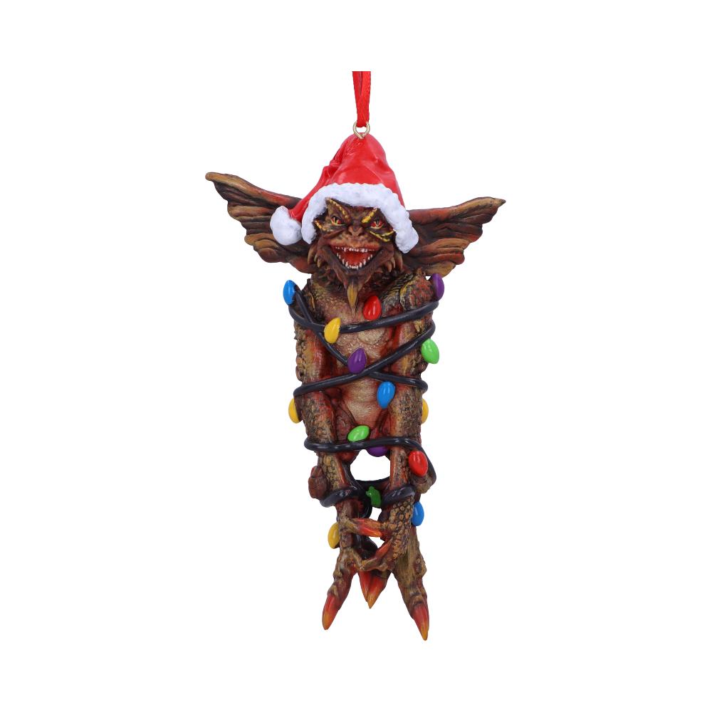 Gremlins™ Mohawk™ in Fairy Lights Hanging Ornament – Official Christmas Decoration