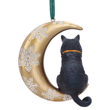 Load image into Gallery viewer, Moon Cat Hanging Ornament by Lisa Parker 9cm
