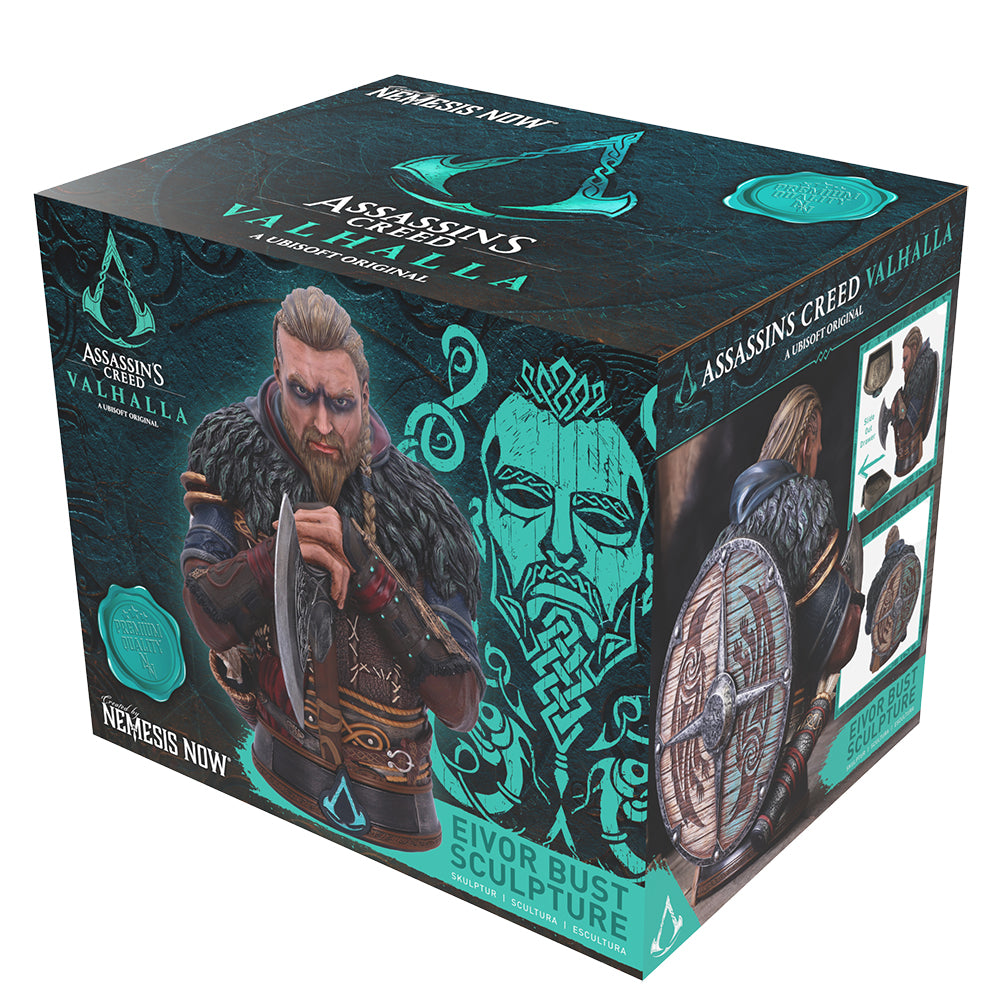 Assassin's Creed Valhalla Eivor Bust pckaging box