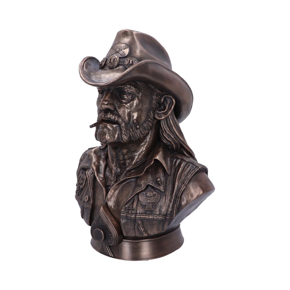 Side view of Lemmy bust