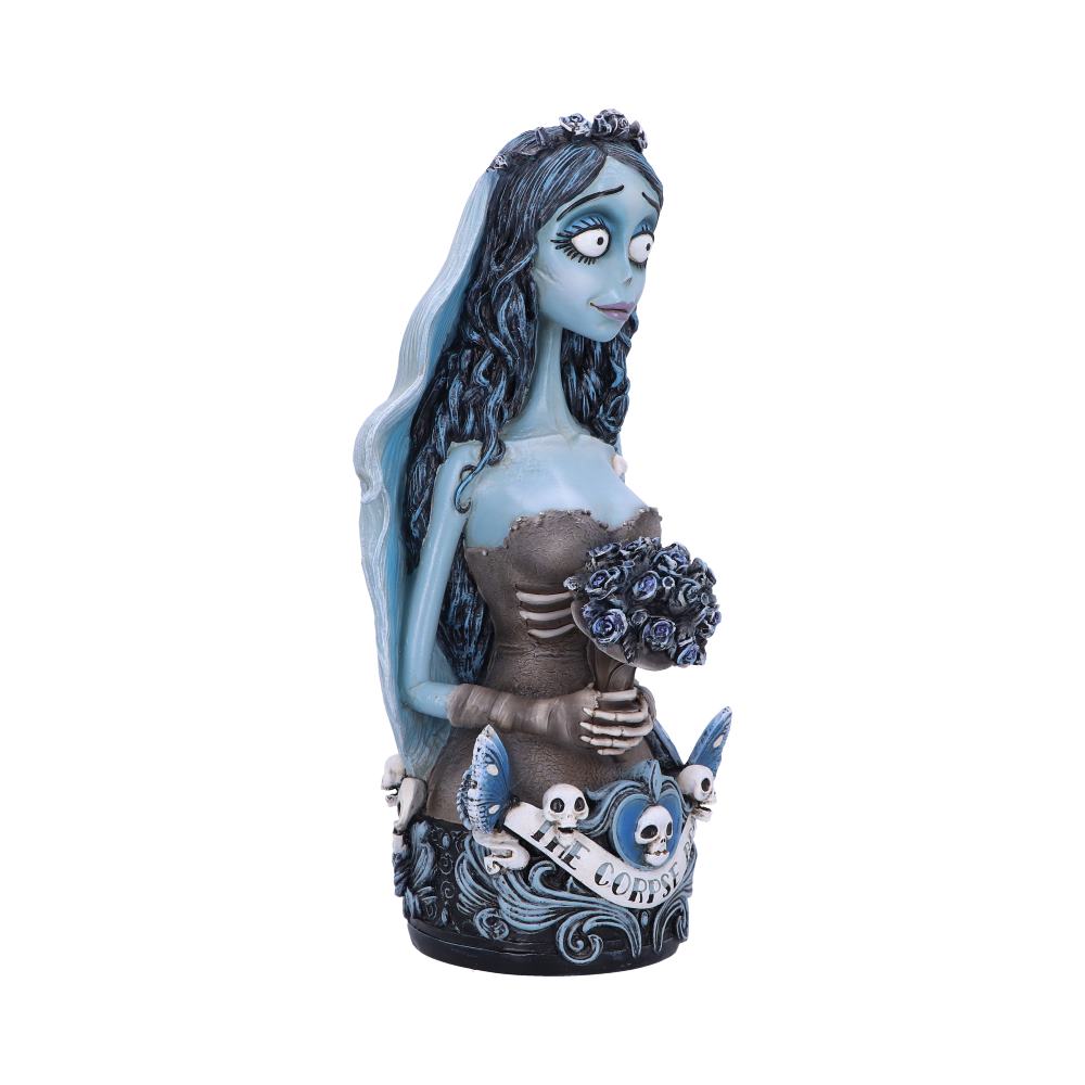 Emily bust holding bouquet from Corpse Bride