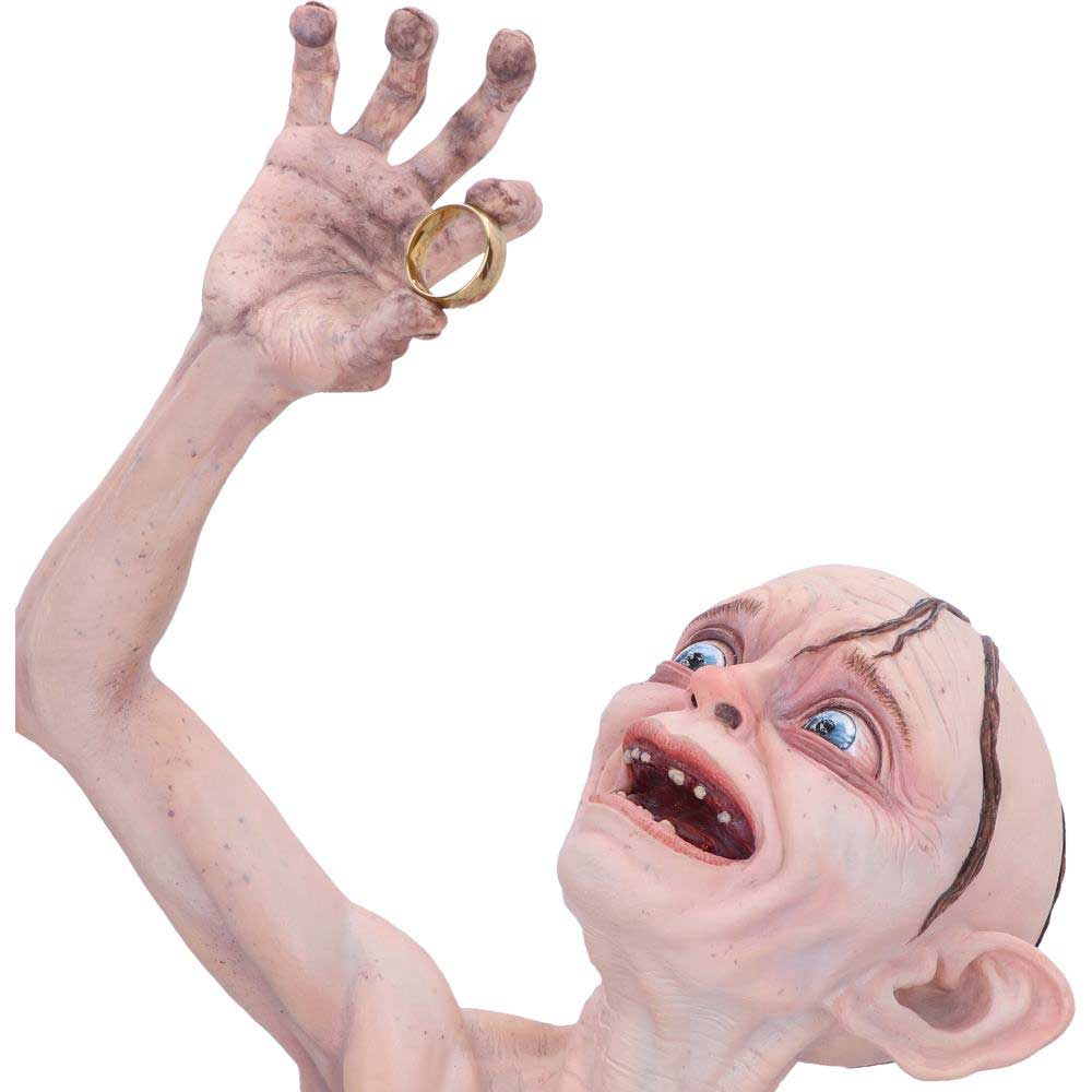 Gollum holding the One Ring bust close view