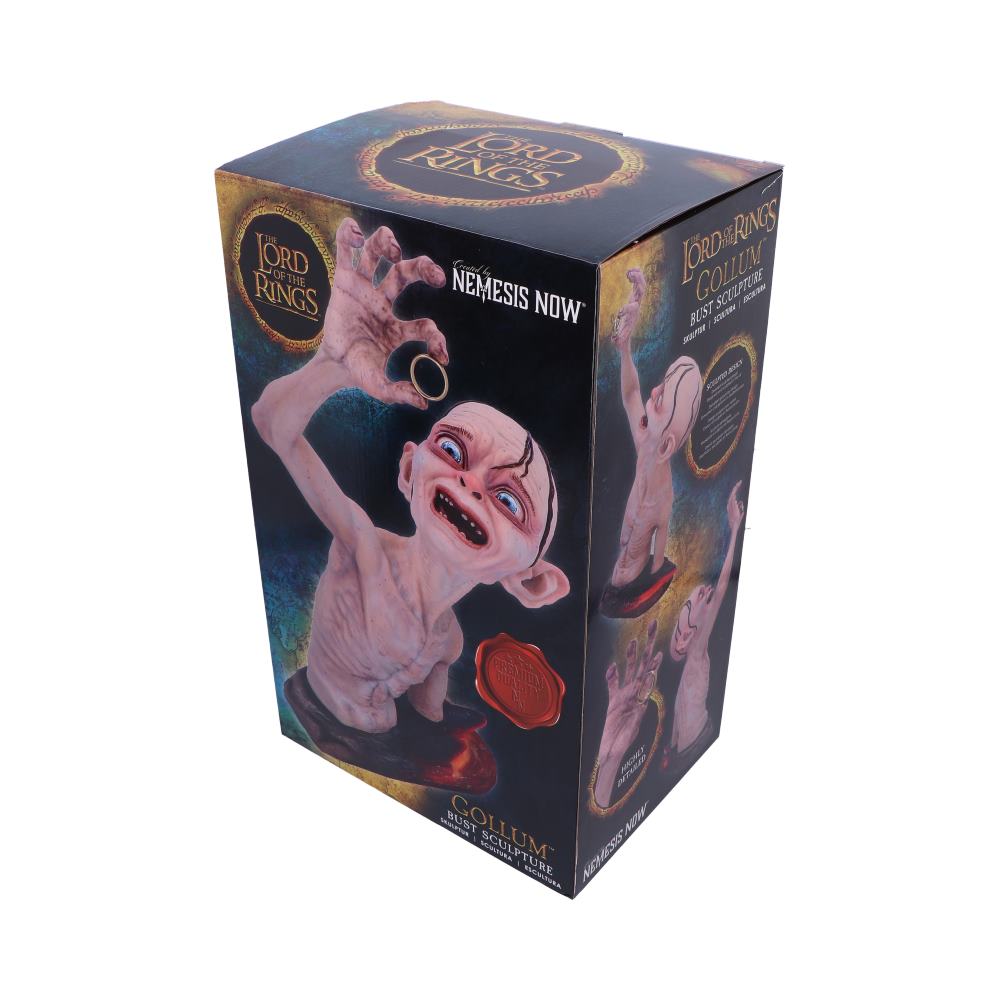 Lord of the Rings Gollum Bust packaging box